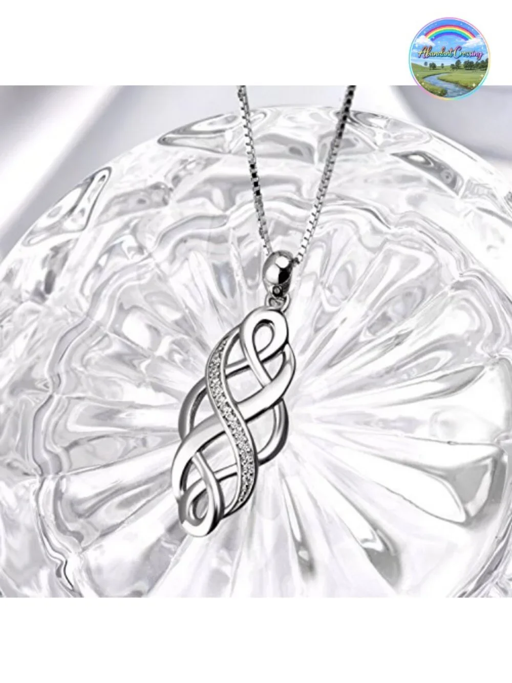 925 Sterling Silver Celtic Knot Pendant Necklace 18